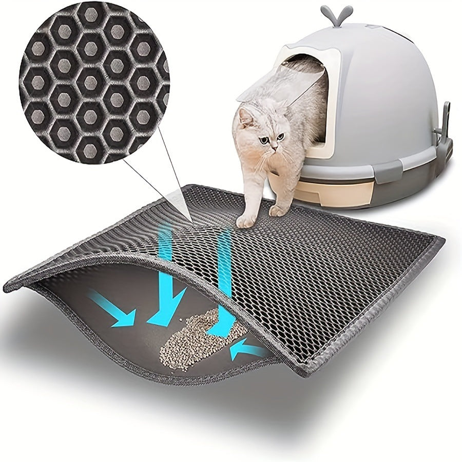 The Honeycomb Cat Litter Trap Mat | PawCatch™