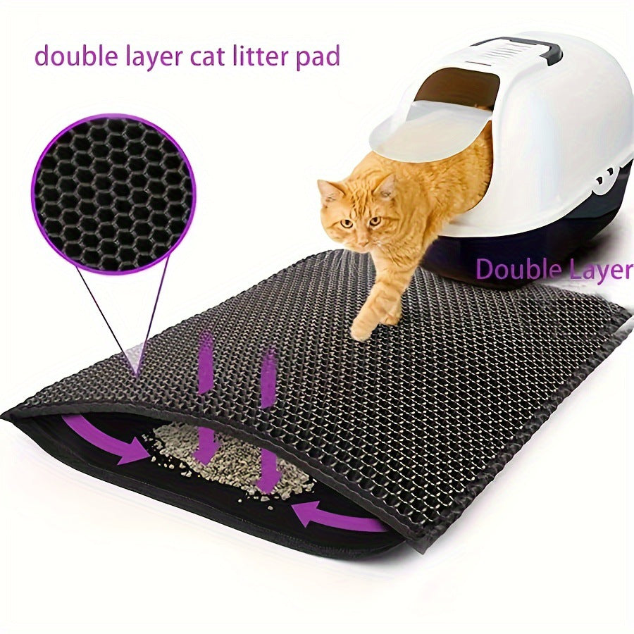 The Honeycomb Cat Litter Trap Mat | PawCatch™